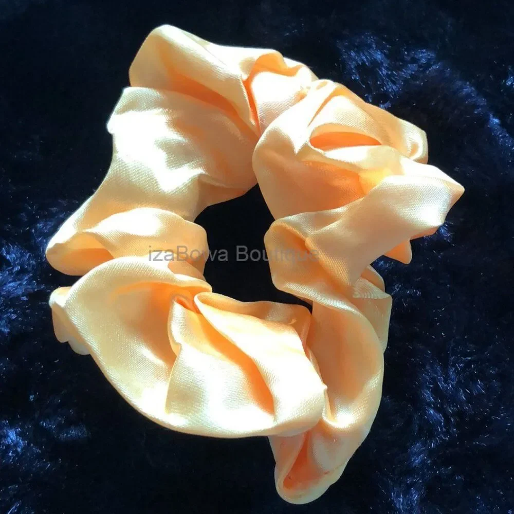 Bundle (6) Satin Scrunchie   SC8116  - KIDS  Handmade NWT Boutique